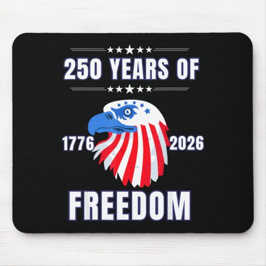 Usa 250 Anniversary Eagle 1776 To 2026 Patriotic A マウスパッド (正面)