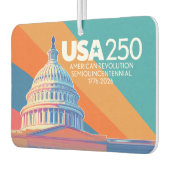 USA 250 Birthday Capital - America Celebration カーエアーフレッシュナー (左)