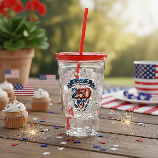 USA 250 celebration アクリルタンブラー