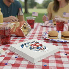 USA 250 celebration スタンダードカクテルナプキン