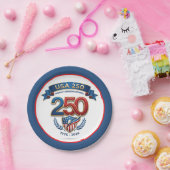 USA 250 celebration ペーパープレート (パーティー)