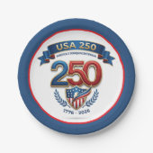 USA 250 celebration ペーパープレート (正面)