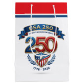 USA 250 celebration ミディアムペーパーバッグ (裏面)
