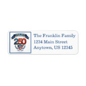 USA 250 custom address ラベル (正面)