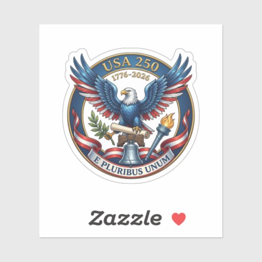 USA 250 Eagle シール (シート)