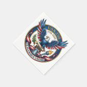 USA 250 Eagle スタンダードカクテルナプキン (角)