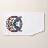USA 250 Eagle ハンドタオル (ハンドタオル)