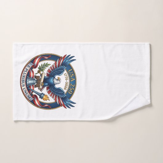 USA 250 Eagle ハンドタオル (ハンドタオル)