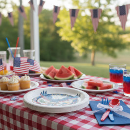 USA 250 Eagle ペーパープレート