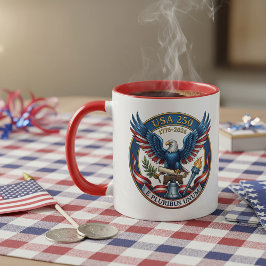 USA 250 Eagle personalized マグカップ