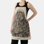 USA 250 Liberty Art Nouveau Pattern Border ID1302 エプロン (インサイチュ)