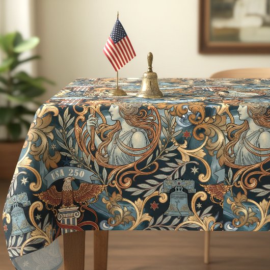 USA 250 Liberty Art Nouveau Pattern ID1302 テーブルクロス