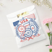 USA 250 Patriotic Anniversary Emblem Design フェイバーバッグ (封をした状態)