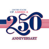 USA 250 Patriotic Desk Mat  デスクマット