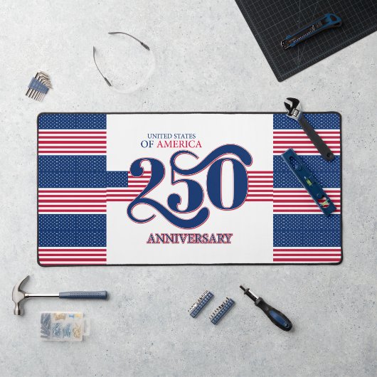 USA 250 Patriotic Desk Mat  デスクマット