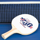 USA 250 Patriotic Ping Pong Paddle   卓球ラケット