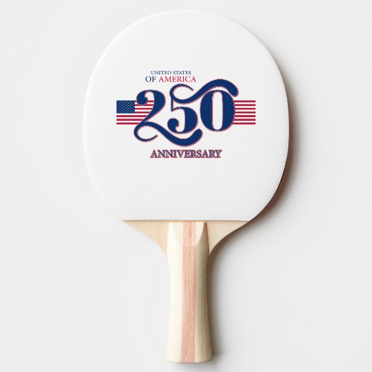 USA 250 Patriotic Ping Pong Paddle   卓球ラケット