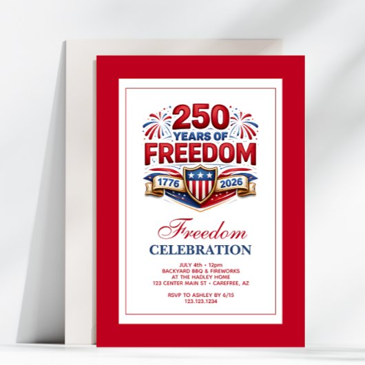 USA 250 Year Commemorative Celebration 招待状