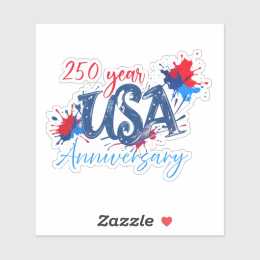 USA 250 Years anniversary シール (シート)