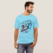 USA 250 Years Anniversary Jet Formation Patriotic Tシャツ (正面フル)