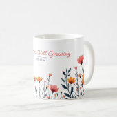 USA 250 Years Floral Mug コーヒーマグカップ (正面右)