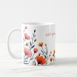 USA 250 Years Floral Mug コーヒーマグカップ