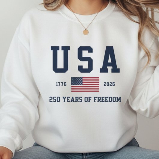 USA 250 Years of Freedom スウェットシャツ