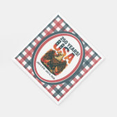 USA 250 Years – Patriotic Bald Eagle July 4th 2026 スタンダードランチョンナプキン (角)