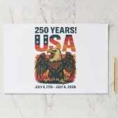 USA 250 Years – Patriotic Bald Eagle July 4th 2026 ペーパーパッド (インサイチュ)