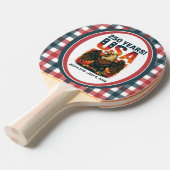 USA 250 Years – Patriotic Bald Eagle July 4th 2026 卓球ラケット (正面アングル)