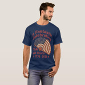 USA 250 Years Patriotic Fan Design – 1776-2026  Tシャツ (正面フル)