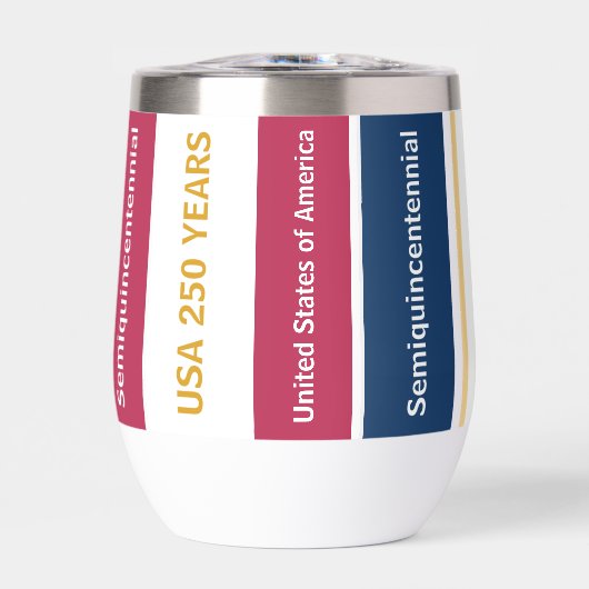 USA 250 Years Semiquincentennial Patriotic Stripes (正面)