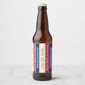 USA 250 Years Semiquincentennial Patriotic Stripes ビールラベル (正面)