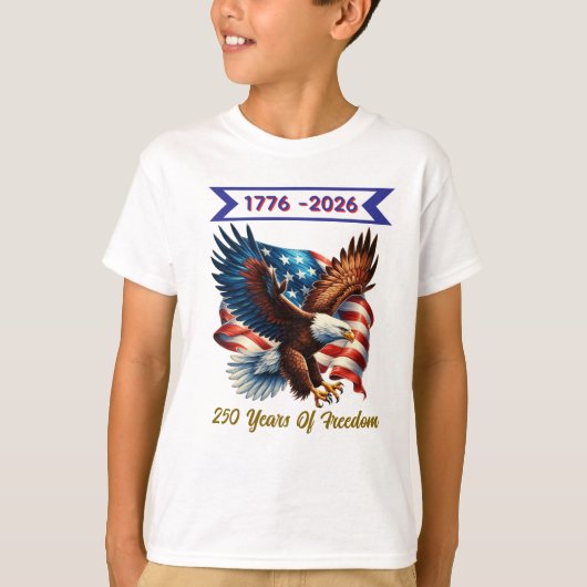 USA 250 Years  Tシャツ (正面)