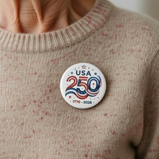 USA 250th 1776-2026 缶バッジ