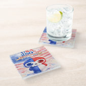 USA 250th Anniversary ガラスコースター (アングル)