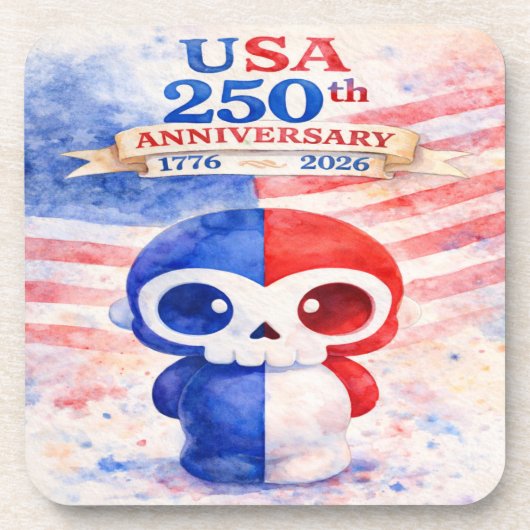 USA 250th Anniversary コースター (正面)