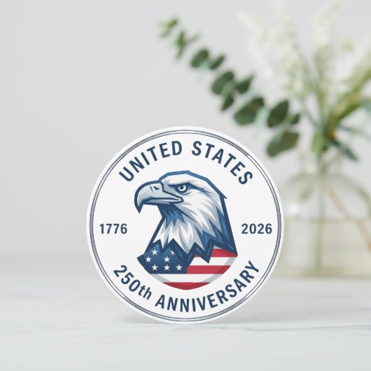USA 250th Anniversary 1776-2026 招待状 (スタンド正面)