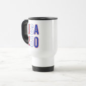 USA 250th Anniversary 1776-2026 Patriotic American トラベルマグ (正面左)