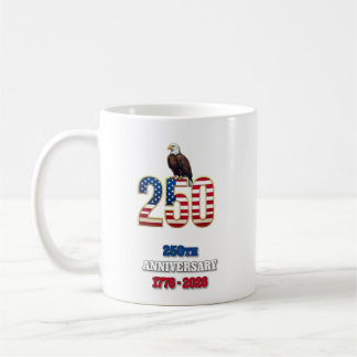 USA 250th Anniversary 1776-2026 Semiquincentennial コーヒーマグカップ