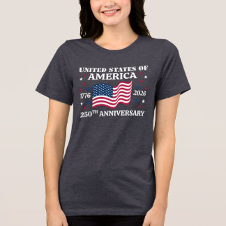 USA 250th Anniversary 4th Of July トライブレンドＴシャツ
