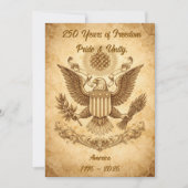 USA 250th Anniversary American Flags Patriotic  シーズンカード (正面)