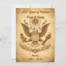USA 250th Anniversary American Flags Patriotic  シーズンカード