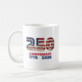 USA 250th Anniversary American Patriotic Gift コーヒーマグカップ