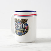 USA 250th Anniversary Coffee Mug ツートーンマグカップ (正面左)