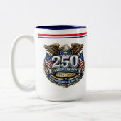 USA 250th Anniversary Coffee Mug ツートーンマグカップ (左)