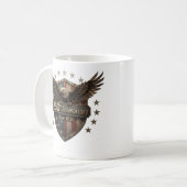 USA 250th Anniversary Eagle Shield Heritage コーヒーマグカップ (正面左)
