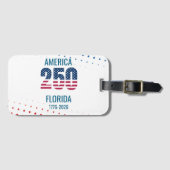 USA 250th Anniversary Florida  ラゲッジタグ (正面横)