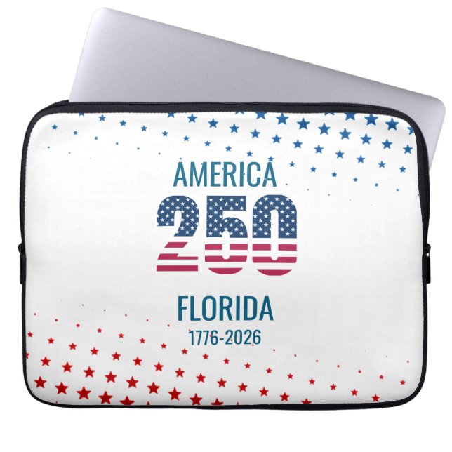 USA 250th Anniversary Florida  ラップトップスリーブ (正面)