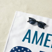 USA 250th Anniversary Florida Stars Stripes Beach  ビーチタオル (インサイチュ)